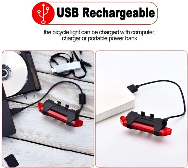 BICYCLE REAR LIGHT DC918 - Image 3
