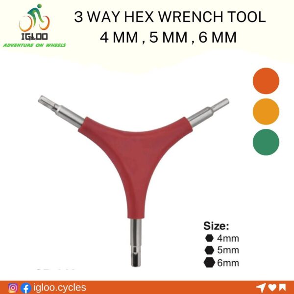 3 WAY HEX TOOL 4 5 6 MM